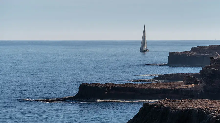 Wybrzeże Costa Blanca koło Torrevieja