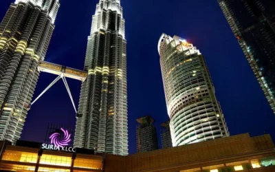 Petronas Towers bliźniacze wieże w Kuala Lumpur