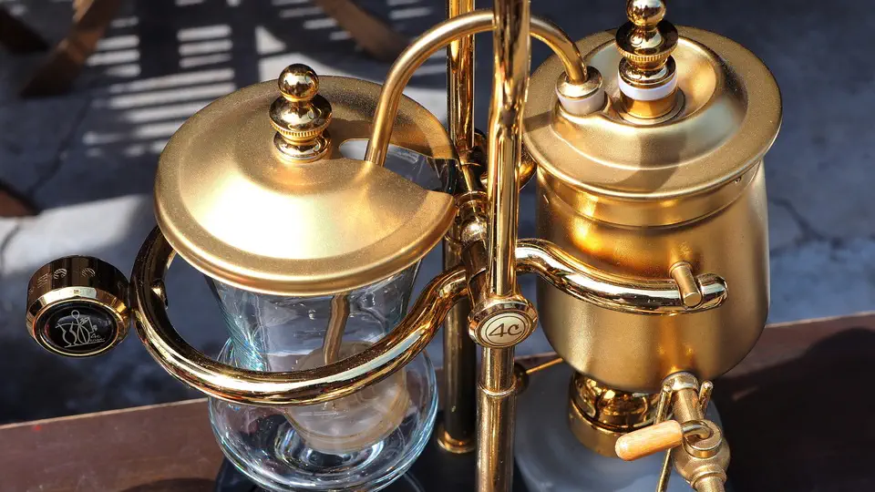 Złoty ekspres do kawy z Malezji