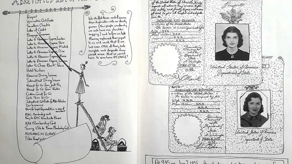 Rysunki z książki One Special Summer