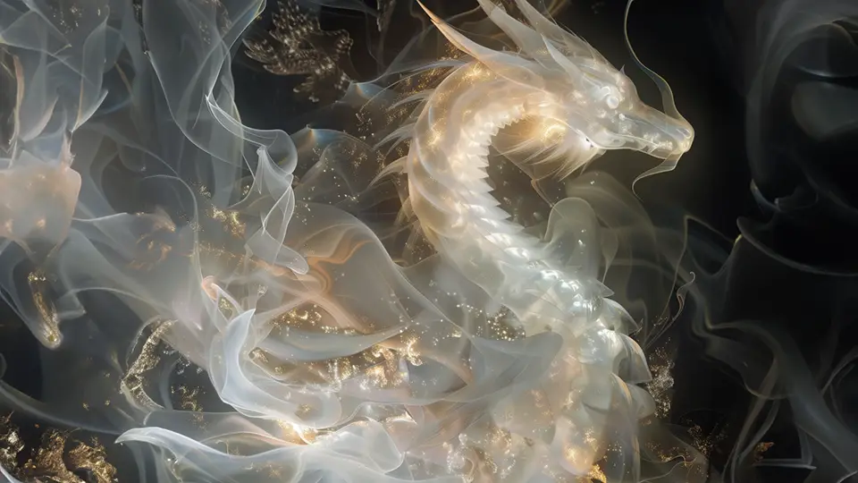 Smok z azjatyckich legend AI