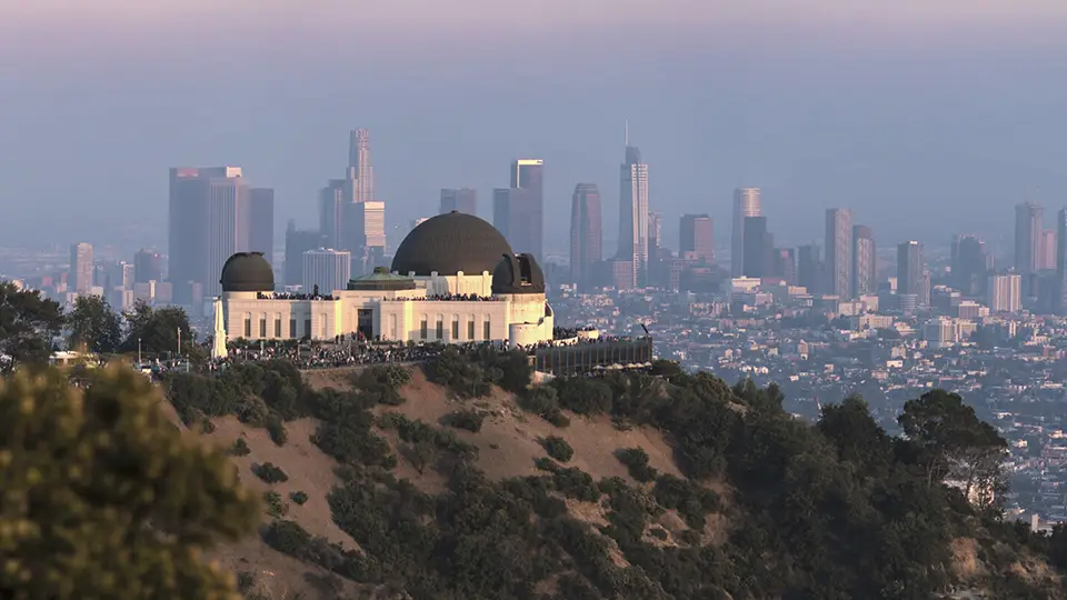 Kalifornia. Griffith Observatory w Kaliforni