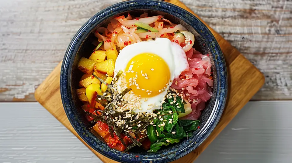 Jedzenie na stole AI