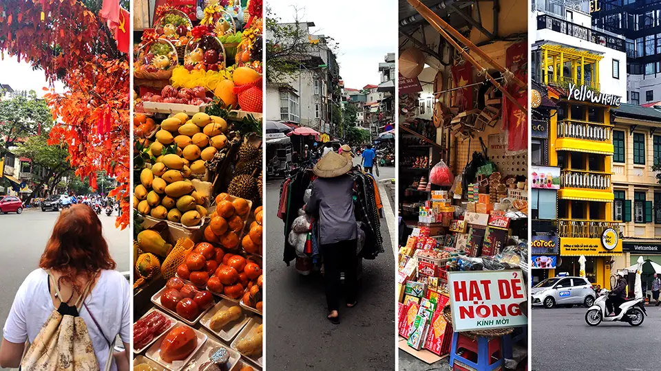 Hanoi ulice stolicy Wietnamu