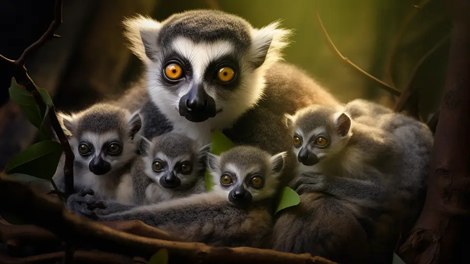 Lemury rodzina AI
