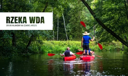 Rzeka Wda spływ kajakowy Czarną Wodą, Bory Tucholskie