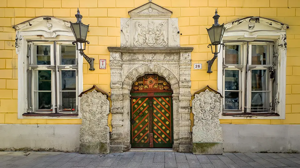 Tallin Estonia, dom bractwa Czarnobrodych