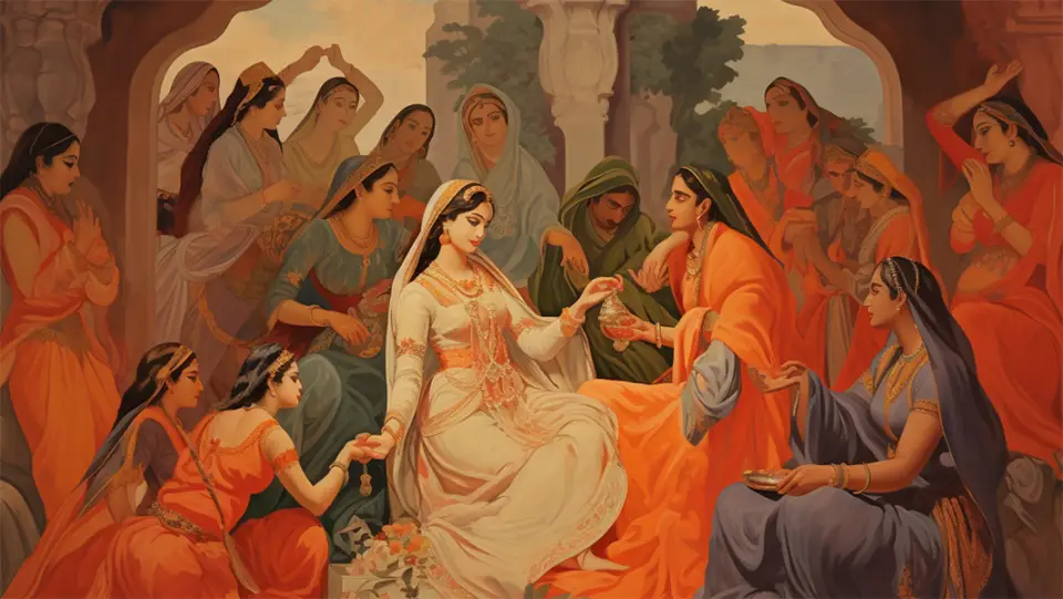 Harem pełen kobiet i niewolnic AI