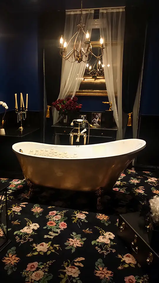 Hotel w Brukseli, wanna w łasience