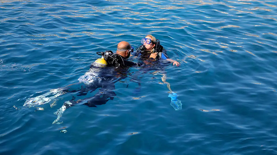 Nurkowanie przy wyspie Tirana w Egipcie