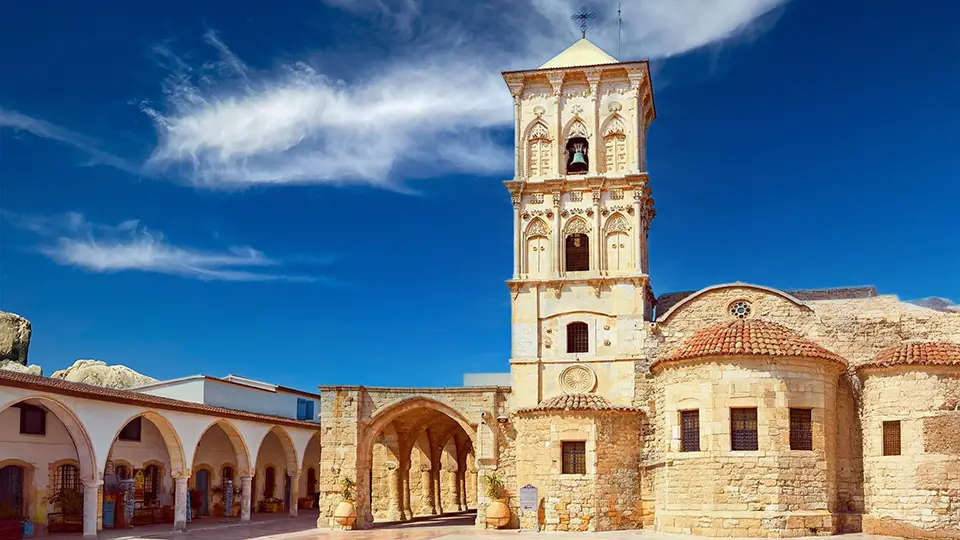 Miasto Larnaka na Chyprze