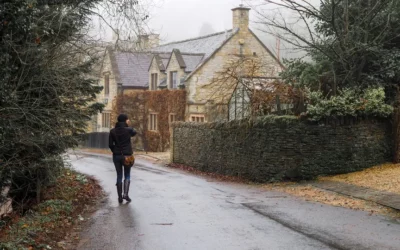 Broadway in Cotswolds wieś na angielskiej prowincji