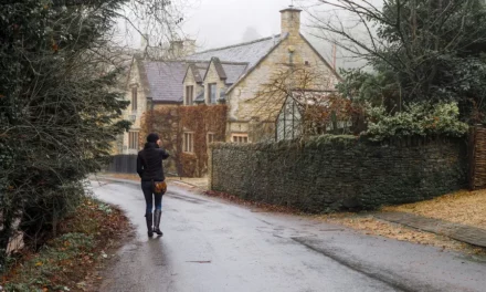 Broadway in Cotswolds wieś na angielskiej prowincji