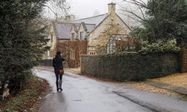 Broadway in Cotswolds wieś na angielskiej prowincji