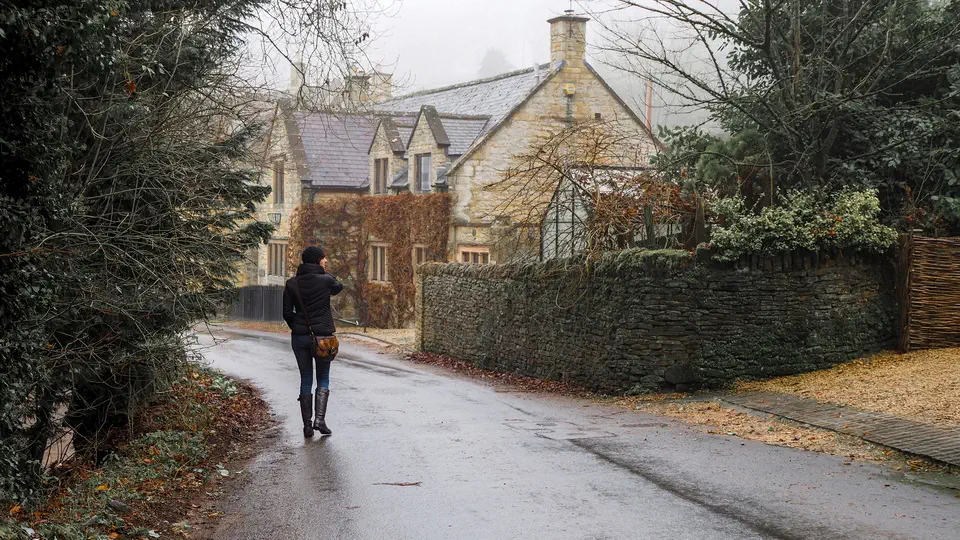 Broadway in Cotswolds wieś na angielskiej prowincji