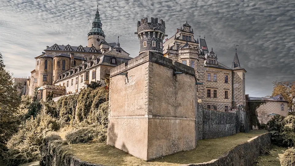 Liberec zamek w Czechach.