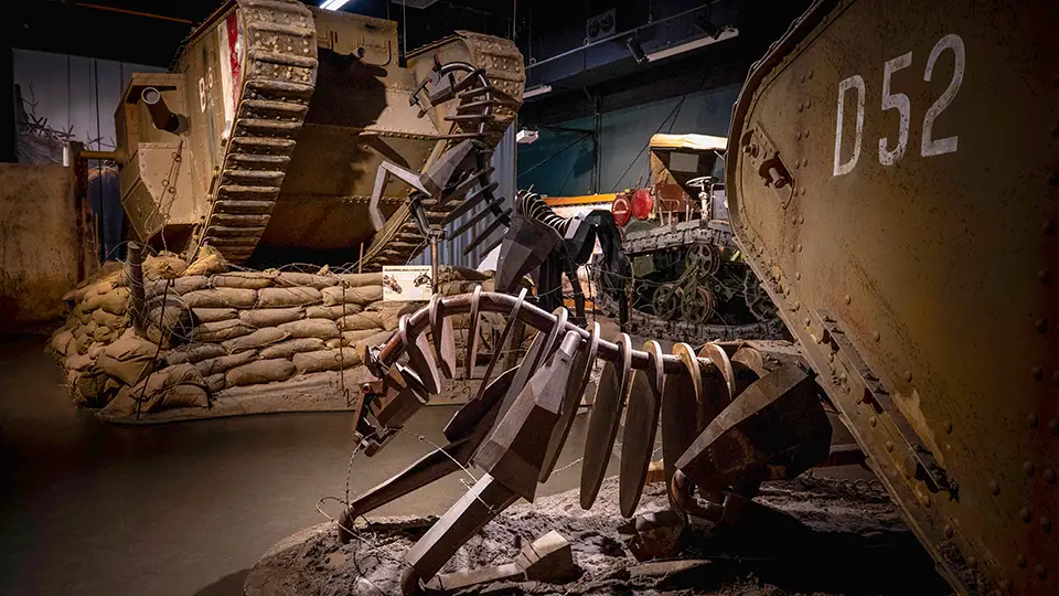 Muzeum Czołgów w Bovington, Anglia.