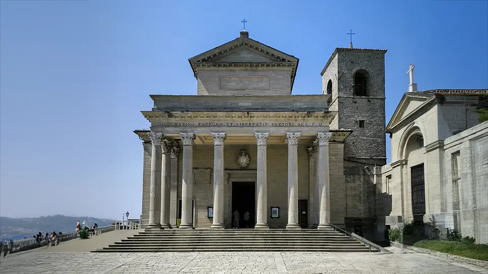San Marino i bazylika św. Marino.