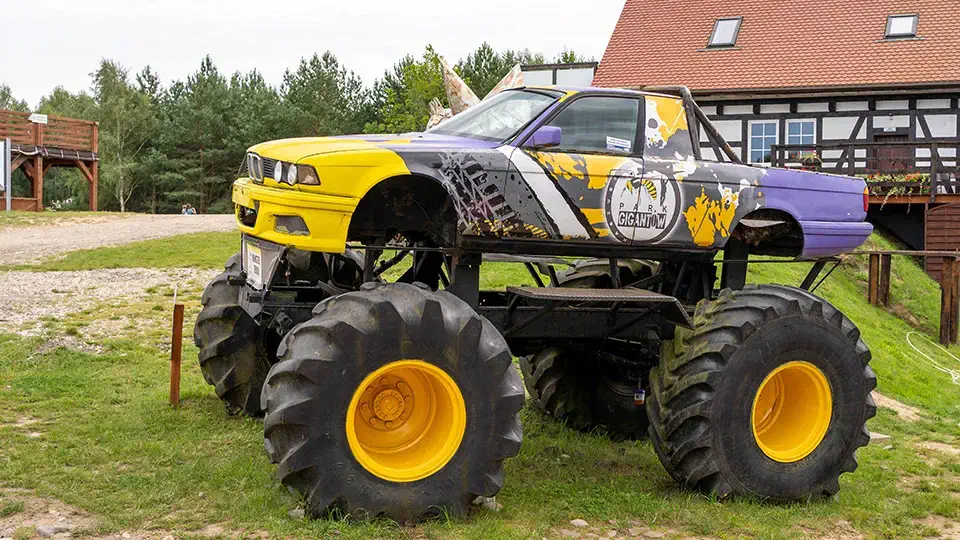 Kaszubski Park Gigantów we wsi Strysza Buda na Kaszubach.