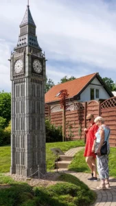 Kaszubski Park Miniatur we wsi Strysza Buda. Magdalena Kiżewska, Wanda Bonk.
