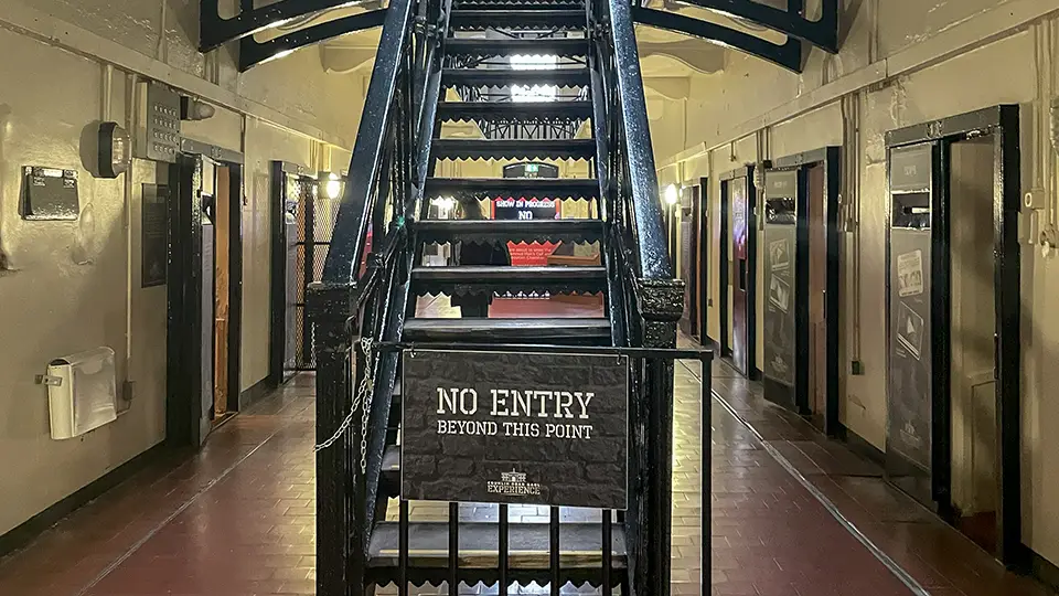 Belfast i Crumlin Road Gaol.