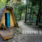 Konopny Shelter – maleński domek w środku lasu