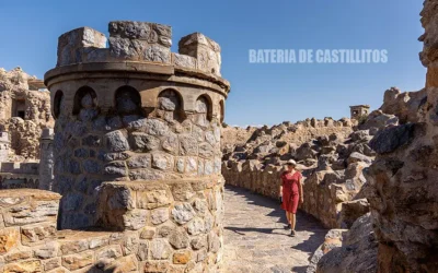 Bateria de Castillitos fortyfikacje na wybrzeżu Costa Calida