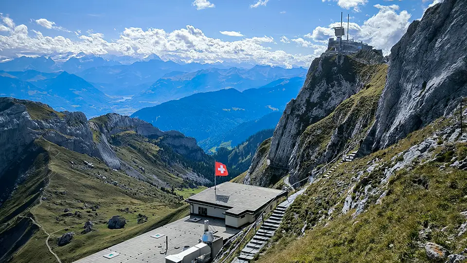 Szczyt Pilatus w Szwajcarii.