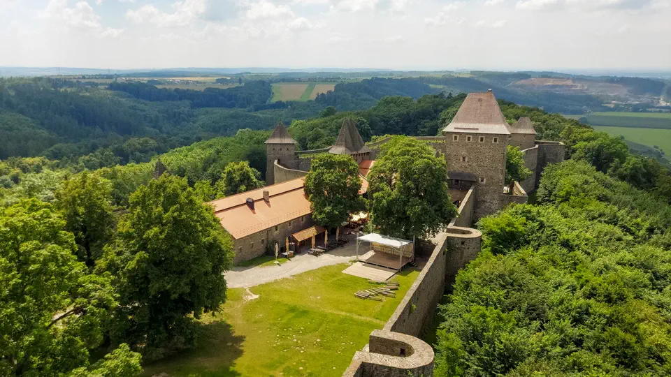 Czeskie Morawy - Twierdza Helfsztyn.