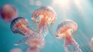 Ciekawostki o wodzie, meduzy w oceanie AI.