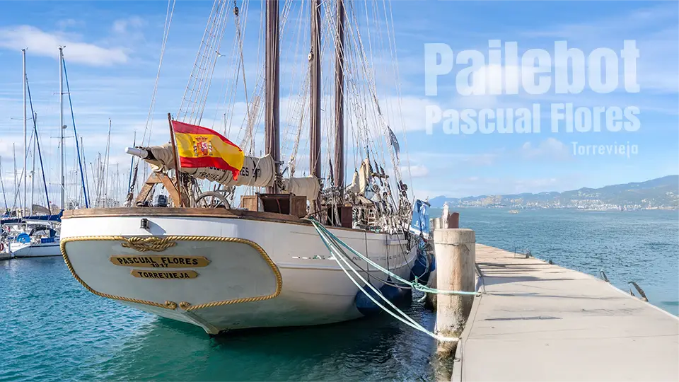 Żaglowiec Pascual Flores pływające muzeum z Torrevieja