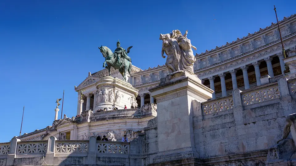 Altare della Patria oraz Grób Nieznanego Żołnierza w Rzymie.