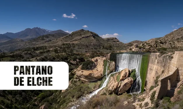 Pantano de Elche malownicza tama na rzece Vinalopo