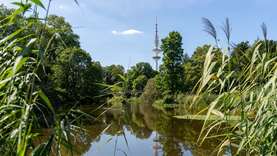 Park Planten un Blomen w Hamburgu.