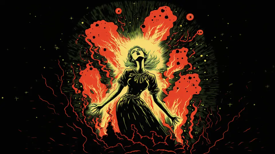 Latawica, słowiański demon AI.