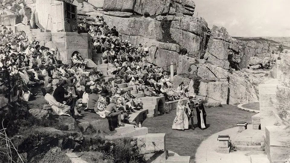 Amfiteatr Minack Theatre, stara fotografia.