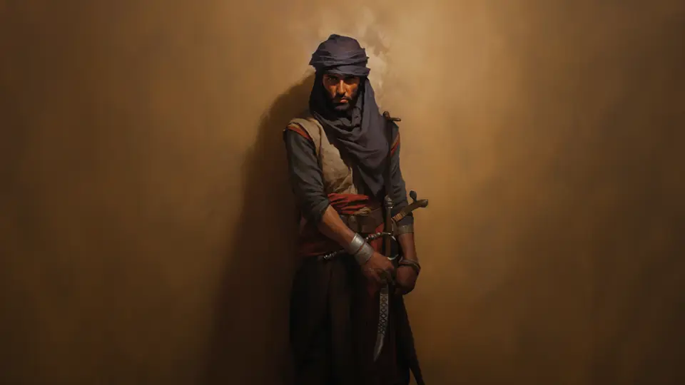 Arabski wojownik AI.