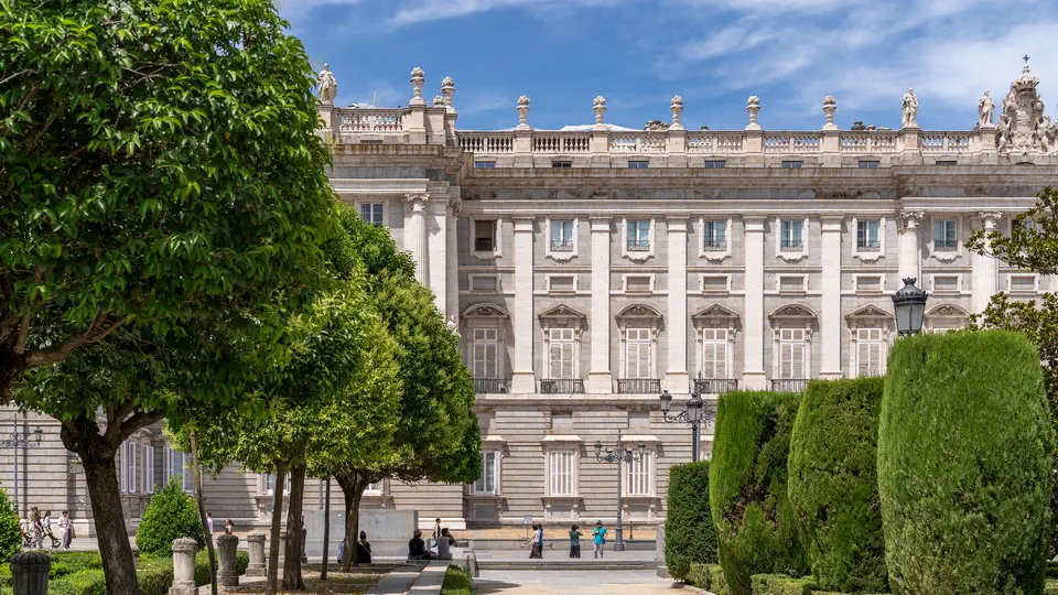 Plaza de Oriente w Madrycie.