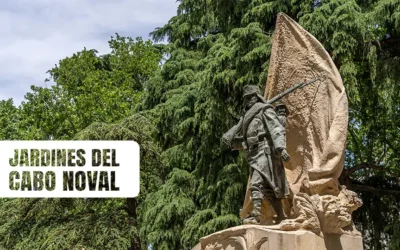Jardines del Cabo Noval w Madrycie ogród przy Pałacu