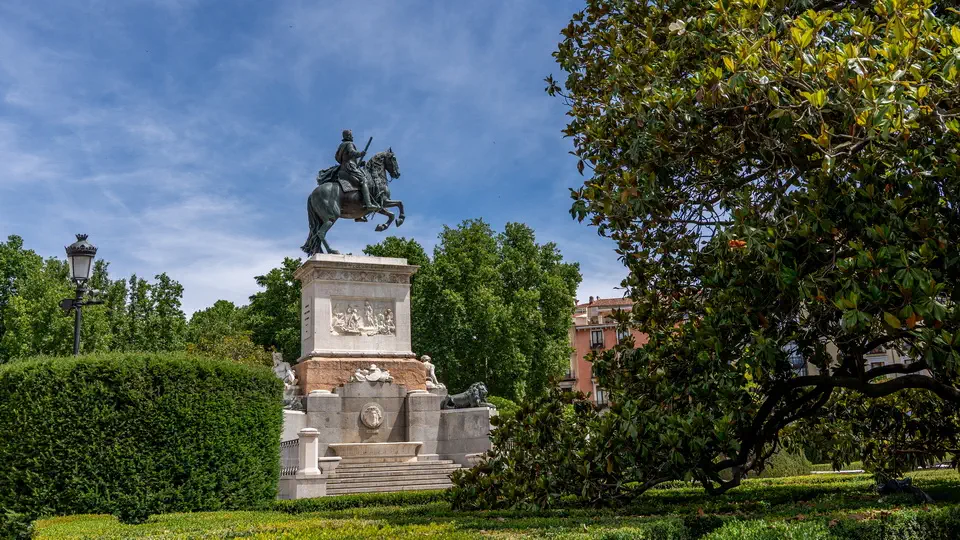 Plaza de Oriente w Madrycie.