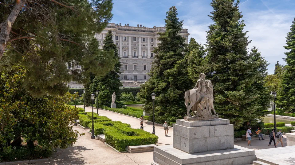 Plaza de Oriente w Madrycie.