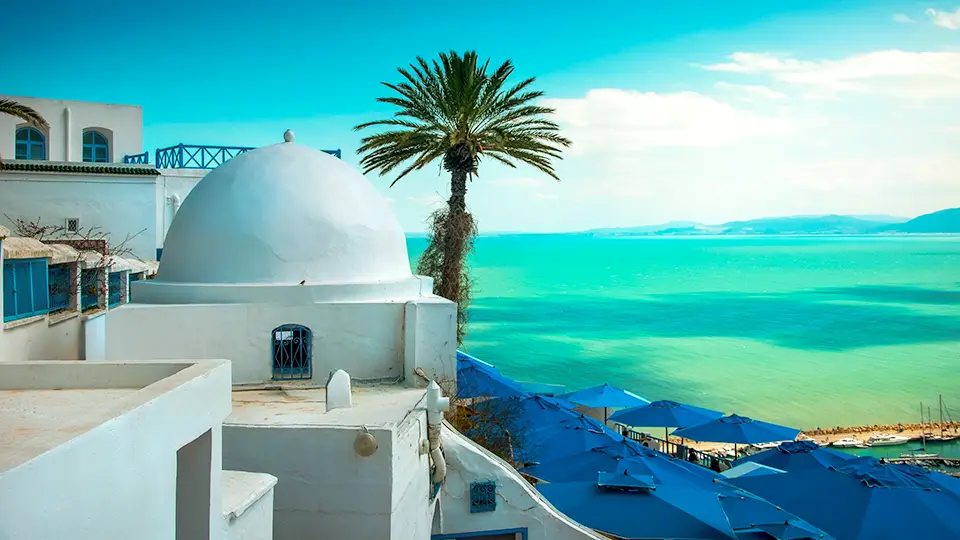 Tunis - Sidi Bou Said – najpiękniejsze miejsce w okolicach Tunisu.