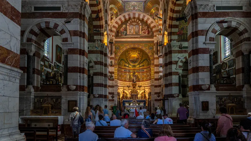 Bazylika Notre-Dame de la Garde w Marsylii.