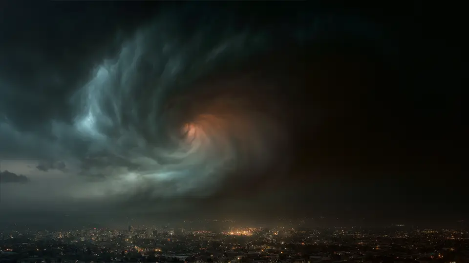 Ciekawostki o pogodzie, tornado AI.