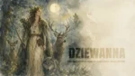 Dziewanna słowiańska bigini lasów i dzikiej przyrody AI.