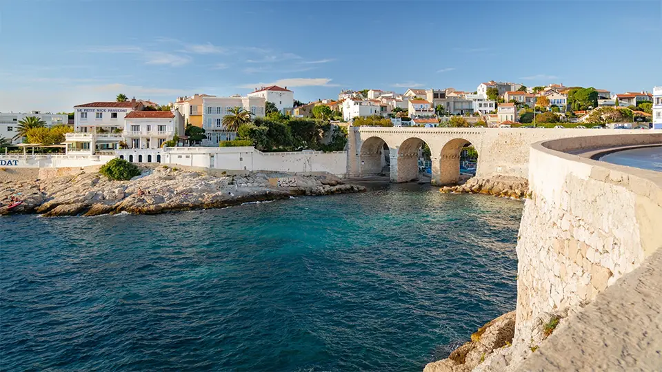 La Corniche – Marsylia od strony morza.