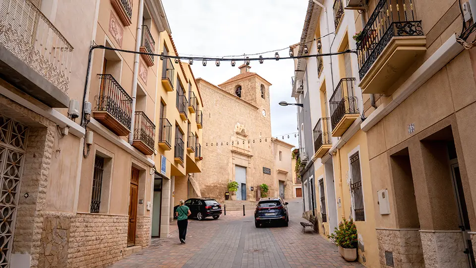 Busot miasto w Hiszpanii na Costa Blanca.