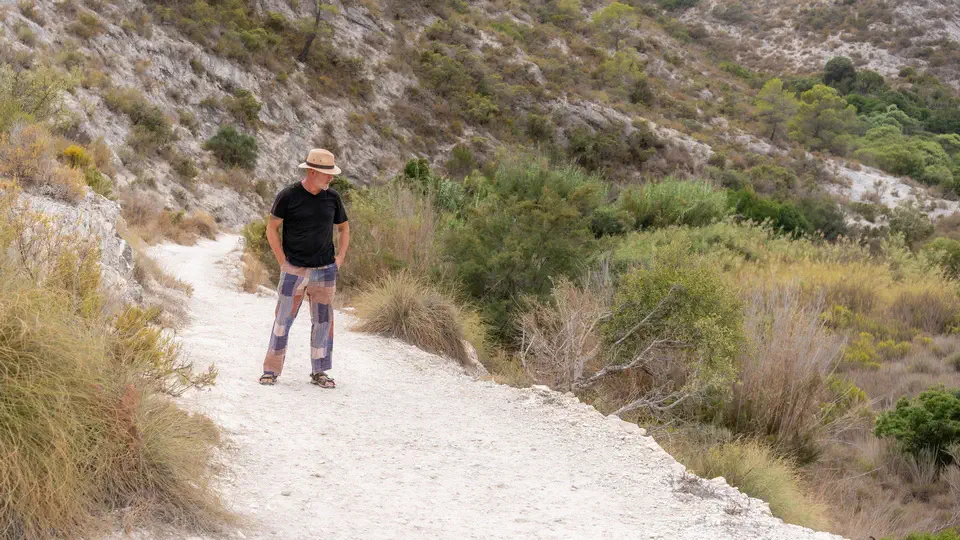 La Pasarela de Relleu kładka nad przepaścią niedaleko Alicante na Costa Blanca. Piotr Kiżewski.
