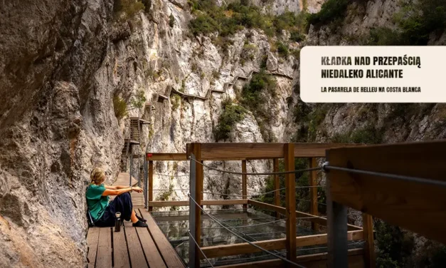 La Pasarela de Relleu trasa nad przepaścią niedaleko Alicante