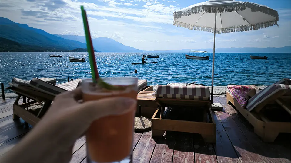 Jezioro Ochrydzkie, Macedonia.